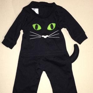 Chasing Fireflies Other - Girls 18" Black Cat Pajamas Doll Outfit Chasing Fireflies Other - Girls 18" Black Cat Pajamas Doll Outfit